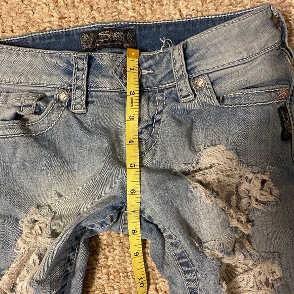 Silver Camden Skinny Jeans W25 L31 - Picture 6 of 8